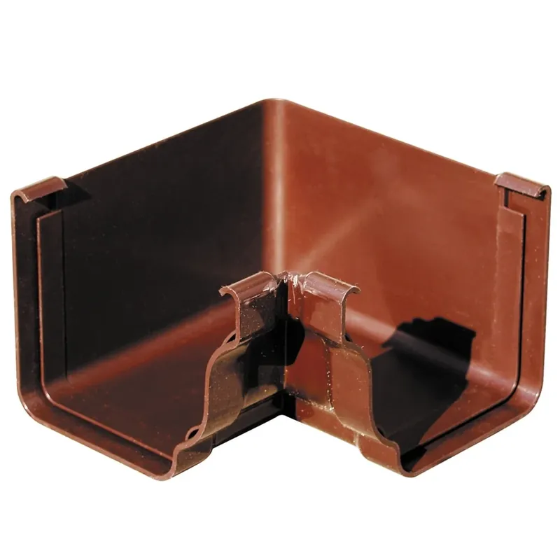 Angolare interno per canale di gronda quadra in PVC Best marrone First Angolare interno per canale di gronda quadra in PVC Best marrone First Echome Lage Prijs