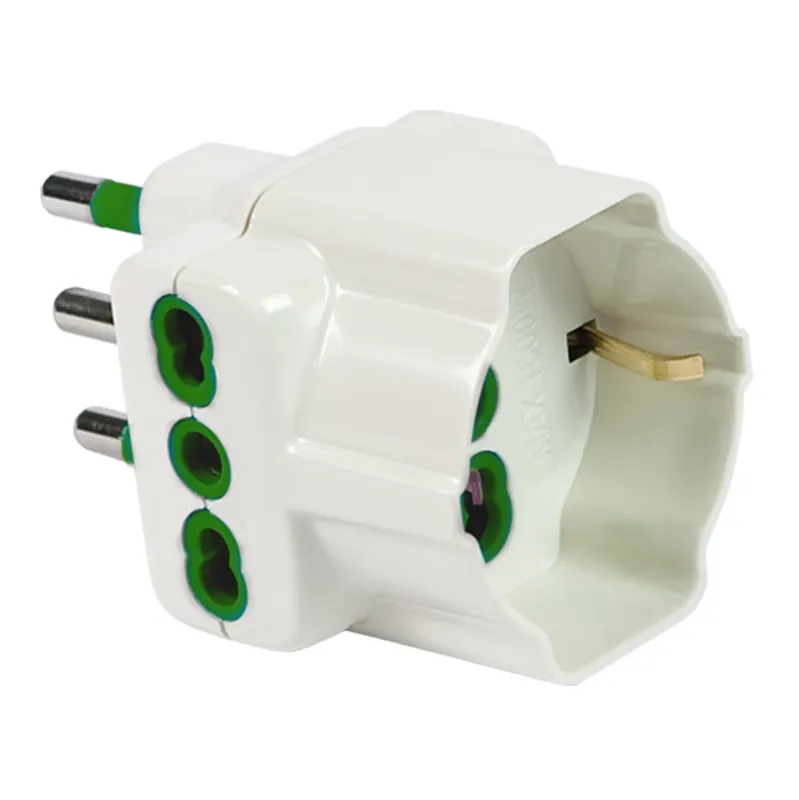 Fabrieksprijs Adattatore triplo spina italiana 2P+T 2 prese bipasso italiane e 1 italo/tedesca 16A Fanton Adattatore triplo spina italiana 2P+T 2 prese bipasso italiane e 1 italo/tedesca 16A Fanton Echome