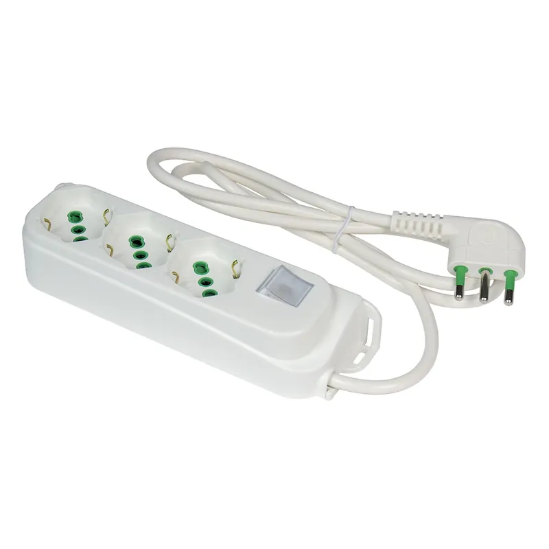 Betrouwbaar Multipresa ciabatta 3 prese italo/tedesche bipasso 16A cavo 1,5 m bianca Relife Fanton Multipresa ciabatta 3 prese italo/tedesche bipasso 16A cavo 1,5 m bianca Relife Fanton Echome