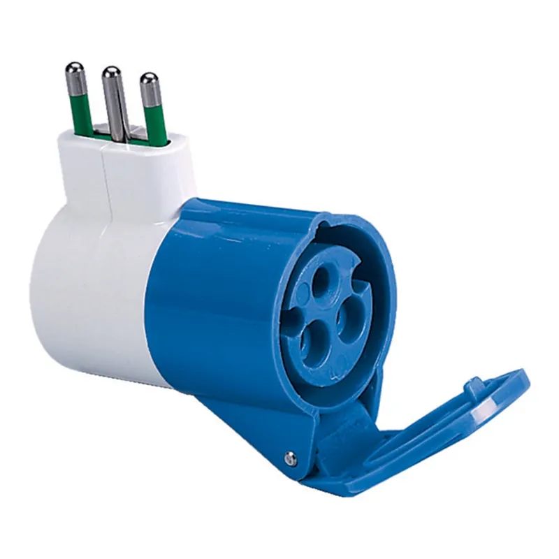 Adattatore industriale da S17 a 1 presa CEE 230V blu Fanton Adattatore industriale da S17 a 1 presa CEE 230V blu Fanton Echome Favoriet