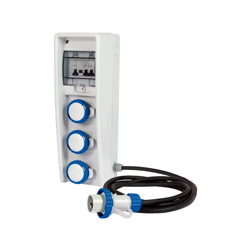 Betaalbaar Quadro di distribuzione Ulisse 150 ASC IP65 3 prese CEE e cavo da 3kW Fanton Quadro di distribuzione Ulisse 150 ASC IP65 3 prese CEE e cavo da 3kW Fanton Echome