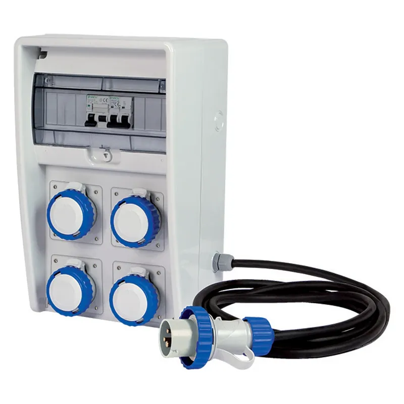 Quadro di distribuzione Ulisse 250 ASC IP65 4 prese CEE e cavo da 3kW Fanton Quadro di distribuzione Ulisse 250 ASC IP65 4 prese CEE e cavo da 3kW Fanton Echome Gecertificeerd
