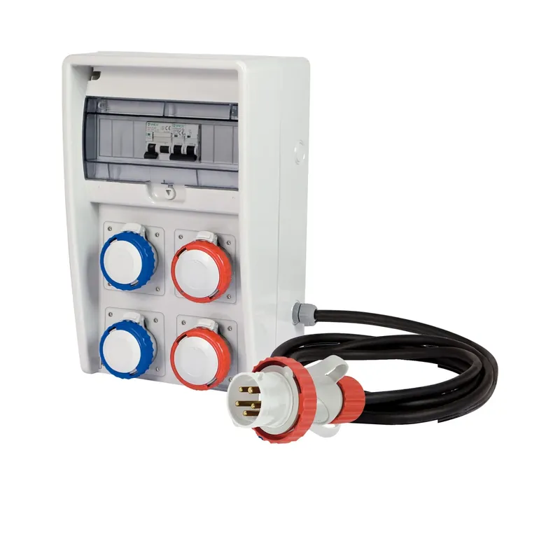 Quadro di distribuzione Ulisse 250 ASC IP65 4 prese CEE e cavo 4 m da 9kW Fanton Quadro di distribuzione Ulisse 250 ASC IP65 4 prese CEE e cavo 4 m da 9kW Fanton Echome Favoriet