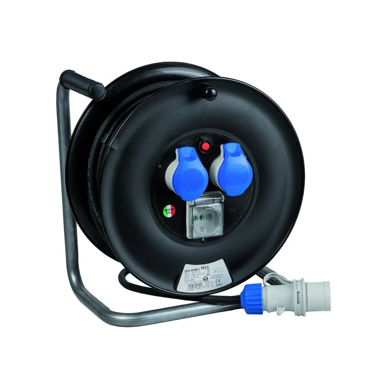 Koop Online Avvolgicavo industriale Onda con prese IP44 lungo 20 - 30 m nero Fanton Avvolgicavo industriale Onda con prese IP44 lungo 20 - 30 m nero Fanton Echome