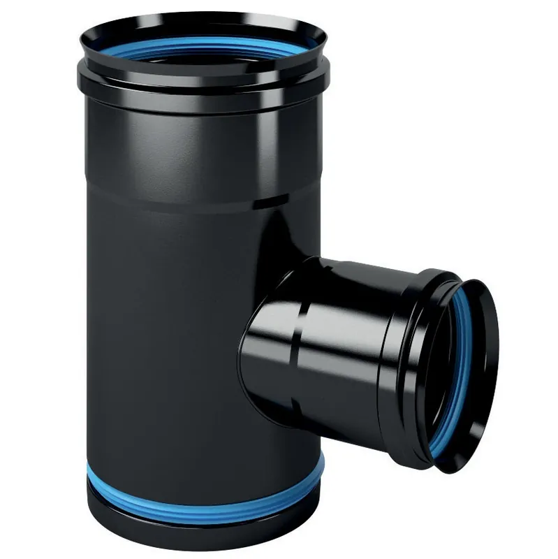 Lage Kosten Raccordo a T con riduzione femmina 80 mm acciaio verniciato nero semilucido Monofire De Marinis Raccordo a T con riduzione femmina 80 mm acciaio verniciato nero semilucido Monofire De Marinis Echome