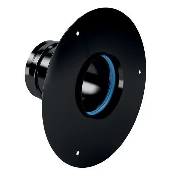 Rosone passante pareti in acciaio inox nero semilucido Monofire De Marinis Rosone passante pareti in acciaio inox nero semilucido Monofire De Marinis Echome Voordeelprijs