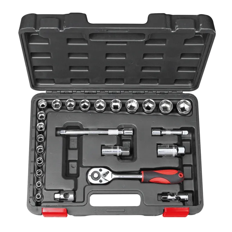 Cassetta con chiavi a bussola superlock serie 25 pezzi in acciaio CRV Valex Cassetta con chiavi a bussola superlock serie 25 pezzi in acciaio CRV Valex Echome Fabrieksprijs