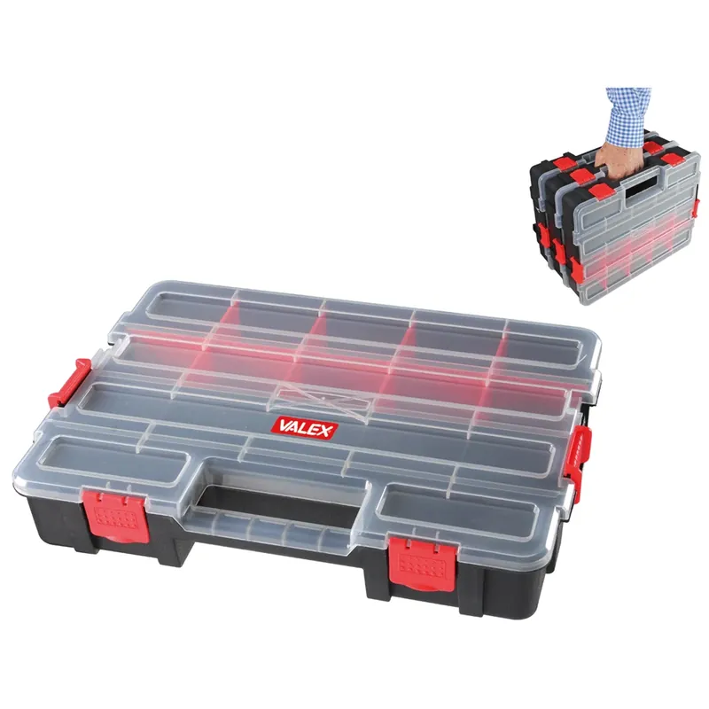 Laatste Kans Organizer medio 17 scomparti portaminuterie Valex Organizer medio 17 scomparti portaminuterie Valex Echome