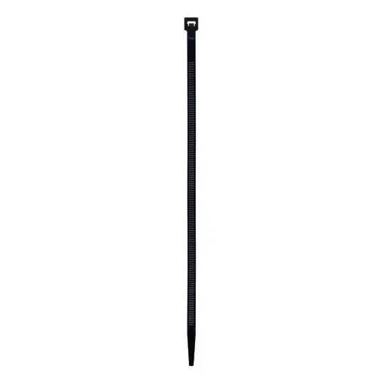 Veilige Betaling Fascette di cablaggio nere 100 pezzi in poliammide 6.6 autoestinguente SapiSelco 100x2,5 mm