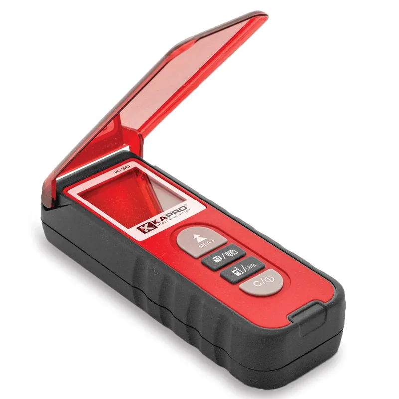 Lage Kosten Misuratore di distanza laser con cover richiudibile Beamfinder™ 30M Kapro Misuratore di distanza laser con cover richiudibile Beamfinder™ 30M Kapro Echome