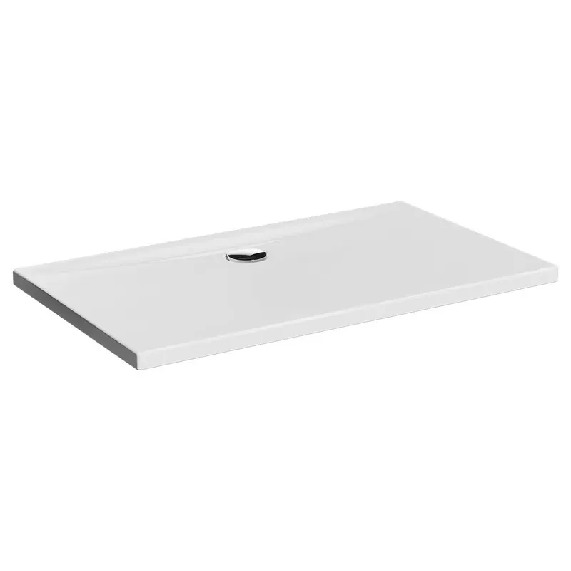Piatto doccia bianco opaco H 4 cm in ceramica Lagoon VitrA Piatto doccia bianco opaco H 4 cm in ceramica Lagoon VitrA Echome Merkproduct