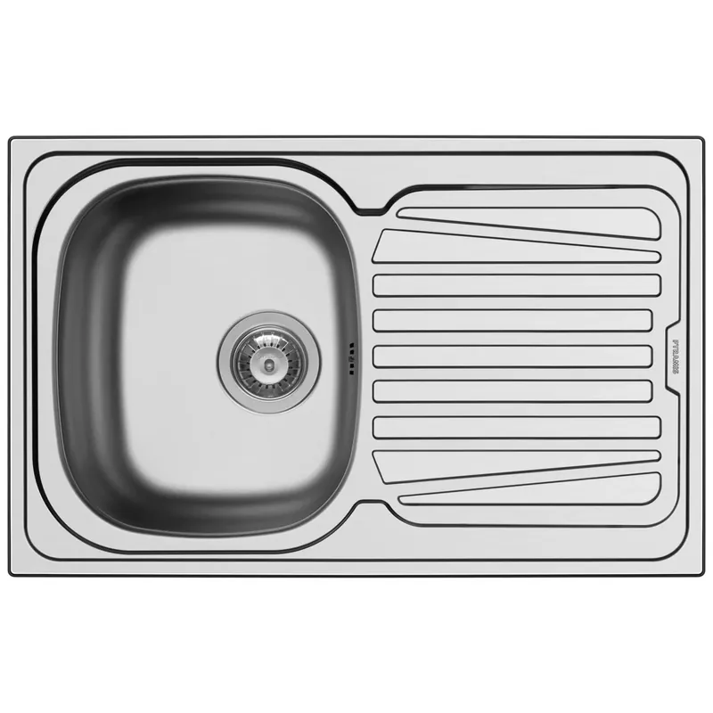 Gecertificeerd Lavello incasso 611-79 gocciolatoio destra in acciaio inox Sparta Pyramis Lavello incasso 611-79 gocciolatoio destra in acciaio inox Sparta Pyramis Echome