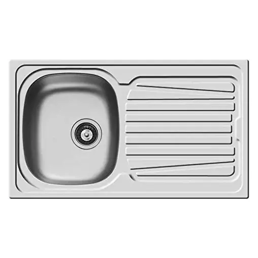 Lavello incasso 611-86 gocciolatoio destra in acciaio inox Sparta Pyramis Lavello incasso 611-86 gocciolatoio destra in acciaio inox Sparta Pyramis Echome Premium
