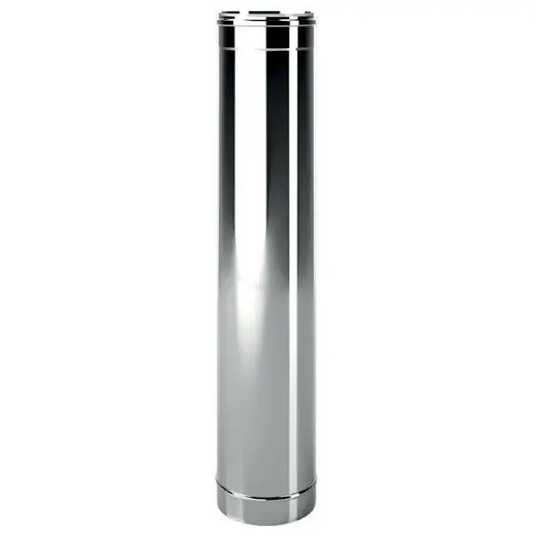 Canna fumo monoparete altezza 1 metro acciaio Mono De Marinis Canna fumo monoparete altezza 1 metro acciaio Mono De Marinis Echome Goedkoop