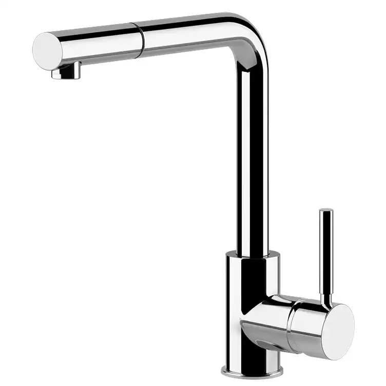 Miscelatore monocomando con doccetta cucina cromato Neutron 17169 Gessi Miscelatore monocomando con doccetta cucina cromato Neutron 17169 Gessi Echome Express Levering