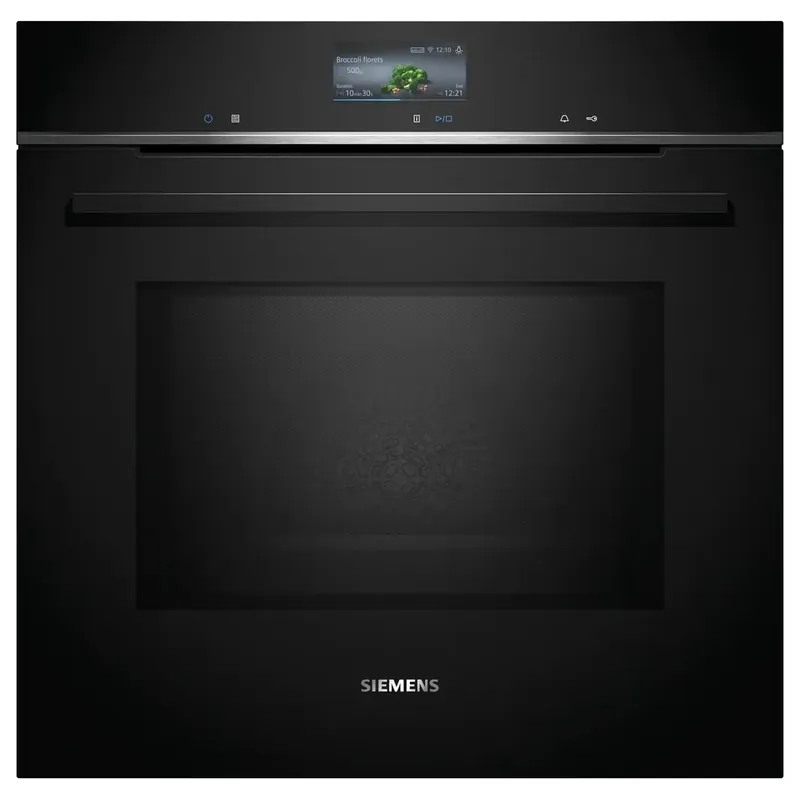 Snelle Levering Forno da incasso combinato a microonde IQ700 60 cm nero Siemens Forno da incasso combinato a microonde IQ700 60 cm nero Siemens Echome