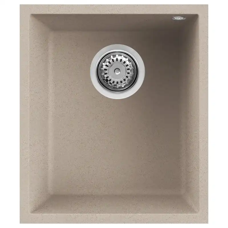 Betaalbaar Lavello da incasso una vasca 38 cm Quadra 100 sottotop Elleci Lavello da incasso una vasca 38 cm Quadra 100 sottotop Elleci Echome