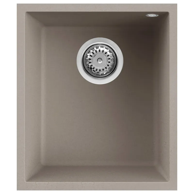 Lavello da incasso una vasca 38 cm Quadra 100 sottotop Elleci Lavello da incasso una vasca 38 cm Quadra 100 sottotop Elleci Echome Fabrieksprijs