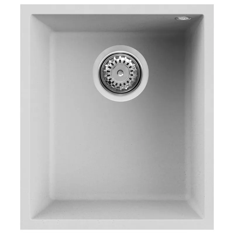 Lavello da incasso una vasca 38 cm Quadra 100 sottotop Elleci Lavello da incasso una vasca 38 cm Quadra 100 sottotop Elleci Echome Populair
