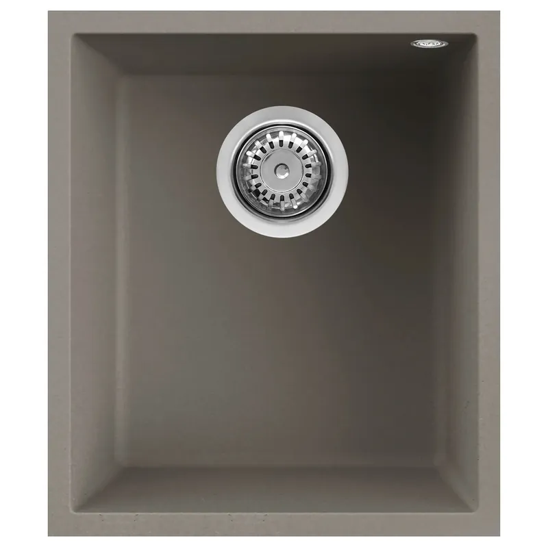 Gecertificeerd Lavello da incasso una vasca 38 cm Quadra 100 sottotop Elleci Lavello da incasso una vasca 38 cm Quadra 100 sottotop Elleci Echome