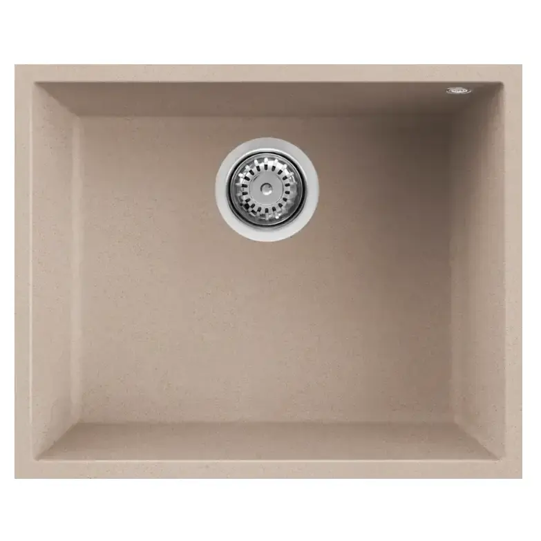 Lavello da incasso una vasca 54 cm Quadra 105 sottotop Elleci Lavello da incasso una vasca 54 cm Quadra 105 sottotop Elleci Echome Favoriet