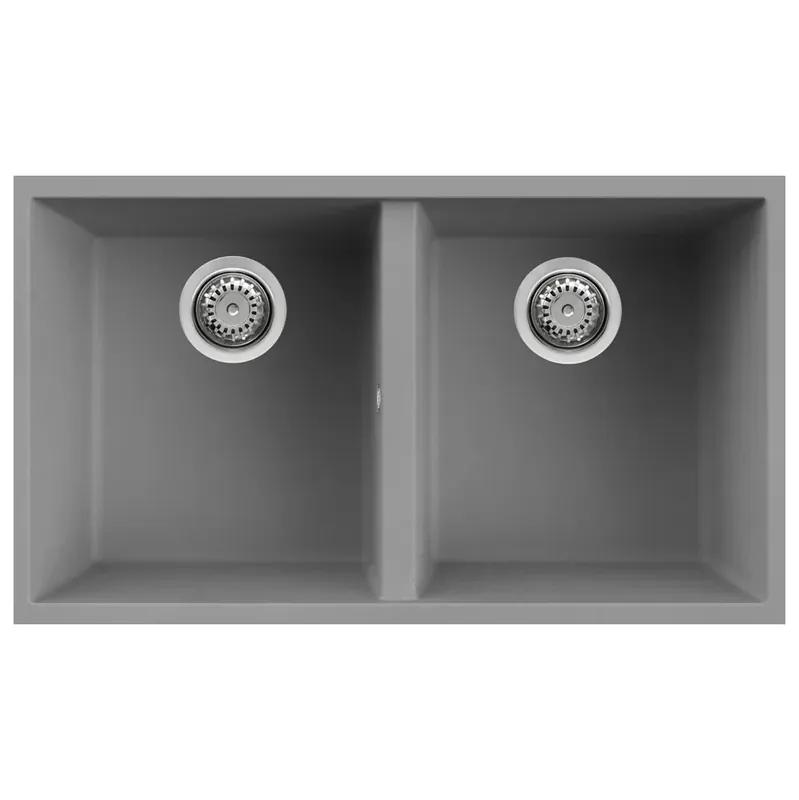 Laatste Versie Lavello sottotop due vasche 76 cm Quadra 350 Elleci Lavello sottotop due vasche 76 cm Quadra 350 Elleci Echome