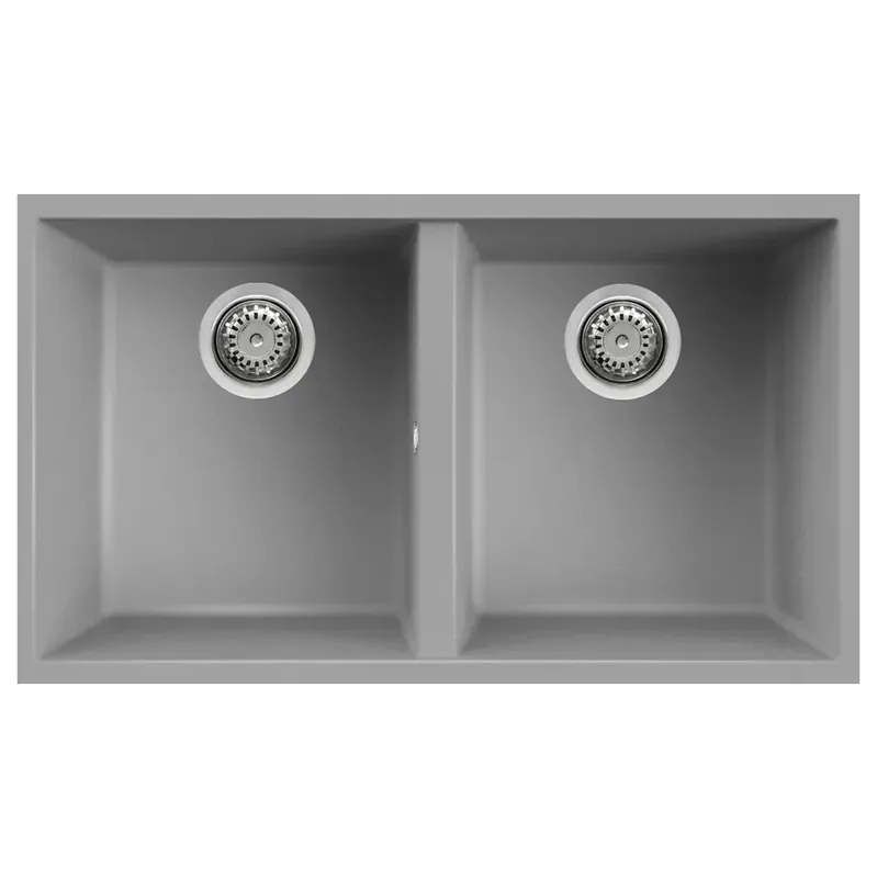 Express Levering Lavello sottotop due vasche 76 cm Quadra 350 Elleci Lavello sottotop due vasche 76 cm Quadra 350 Elleci Echome