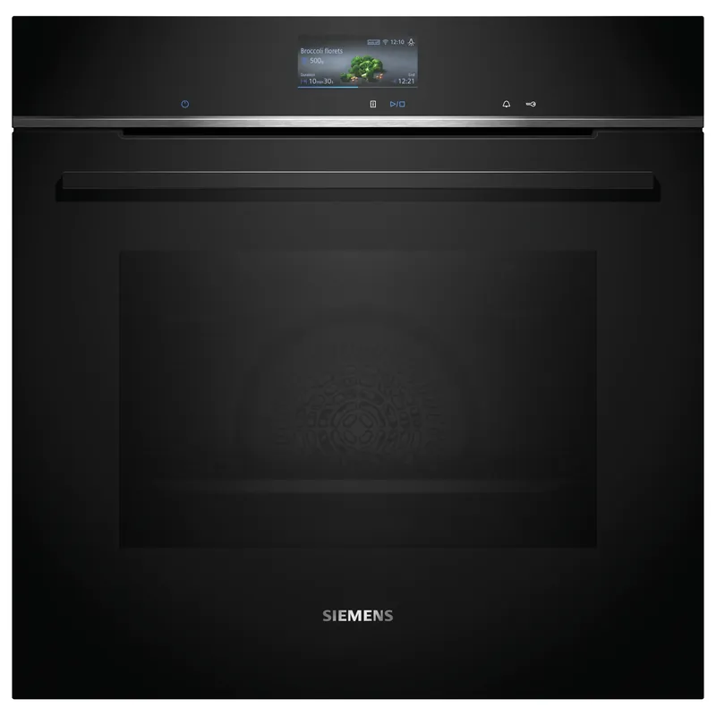 Forno da incasso pirolitico nero 60 cm con aria calda 4D iQ700 Siemens Forno da incasso pirolitico nero 60 cm con aria calda 4D iQ700 Siemens Echome Beperkt Aanbod
