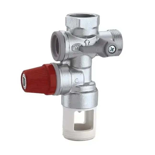 Laatste Versie Gruppo di sicurezza idraulico per sistemi ibridi, scaldacqua pompa di calore Ariston 1"