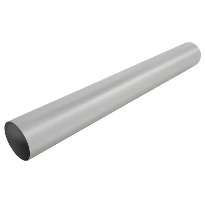 Tubo tondo in PVC cromato satinato per aerazione canalizzata First Tubo tondo in PVC cromato satinato per aerazione canalizzata First Echome Koop Online