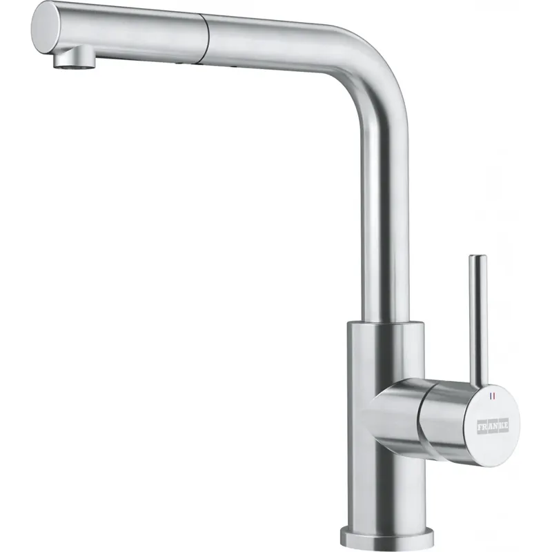 Speciale Aanbieding Miscelatore monocomando canna girevole inox Smart Glenda con doccetta Franke Miscelatore monocomando canna girevole inox Smart Glenda con doccetta Franke Echome