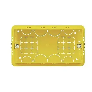 Lage Kosten Scatola ad incasso rettangolare ad alta capienza con inserto metallico IP40 Fimp Scatola ad incasso rettangolare ad alta capienza con inserto metallico IP40 Fimp Echome