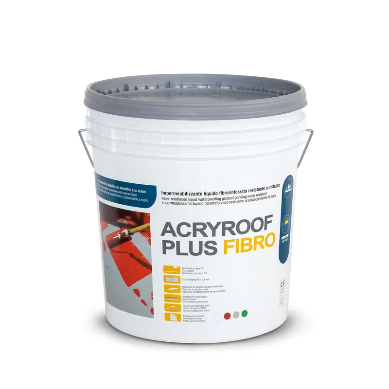 Actieprijs Guaina liquida fibrorinforzata impermeabilizzante Acryroof Plus Fibro Casali Guaina liquida fibrorinforzata impermeabilizzante Acryroof Plus Fibro Casali Echome