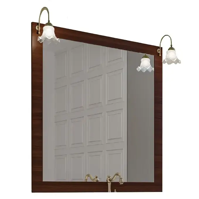 Specchio con cornice e applique bronzo per mobile Romantica 115 Savinidue Specchio con cornice e applique bronzo per mobile Romantica 115 Savinidue Echome Koop Online