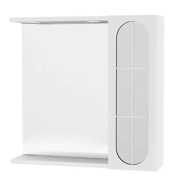 Beste Prijs Specchiera con pensile contenitore colore bianco lucido Savinidue Specchiera con pensile contenitore colore bianco lucido Savinidue Echome