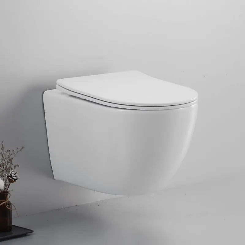 Vaso wc sospeso bianco lucido rimless People Morini Vaso wc sospeso bianco lucido rimless People Morini Echome Op = Op