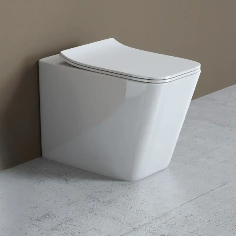 Dagaanbieding Vaso wc filo parete bianco lucido rimless Cubik Morini Vaso wc filo parete bianco lucido rimless Cubik Morini Echome