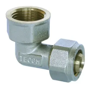 Flitsaanbieding Gomito femmina per tubo multistrato ad avvitamento corpo fisso Tecom 16X1/2"