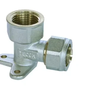 Gomito femmina con flangia per tubo multistrato ad avvitamento corpo fisso Tecom 16X1/2" Fabrieksprijs