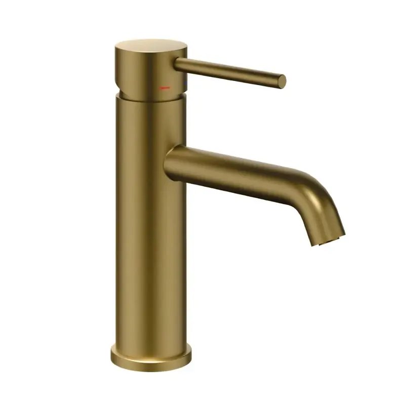 Voordeelprijs Miscelatore monocomando lavabo oro satinato con piletta click-clack Jazz Morini Miscelatore monocomando lavabo oro satinato con piletta click-clack Jazz Morini Echome