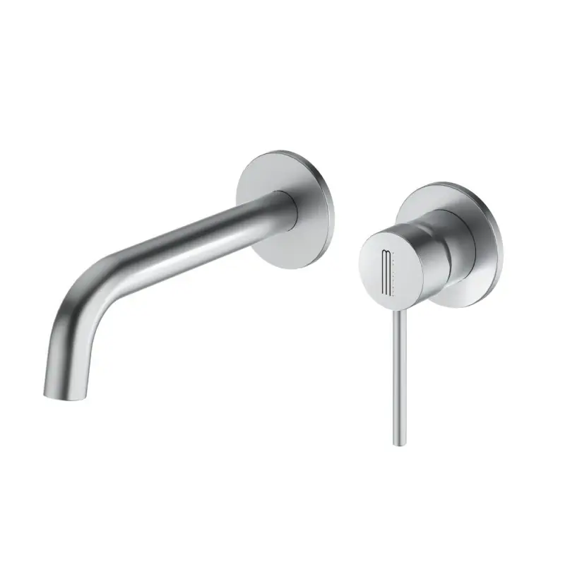 Lage Prijs Miscelatore monocomando lavabo a parete da incasso nickel spazzolato Jazz Morini Miscelatore monocomando lavabo a parete da incasso nickel spazzolato Jazz Morini Echome