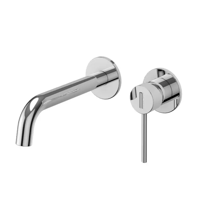 Flitsaanbieding Miscelatore monocomando lavabo a parete da incasso cromato Jazz Morini Miscelatore monocomando lavabo a parete da incasso cromato Jazz Morini Echome