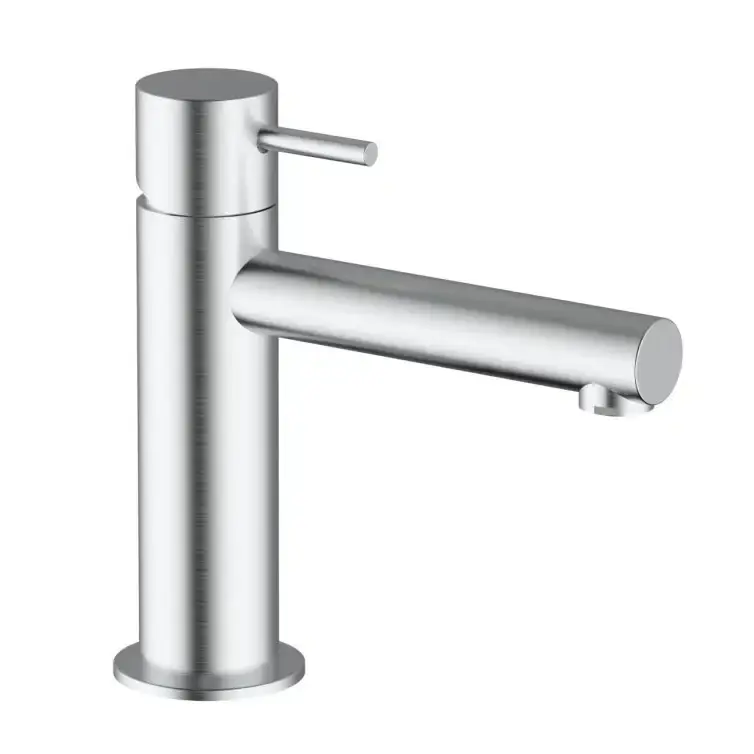 Miscelatore lavabo medio in acciaio inox spazzolato Treunosei Teorema Miscelatore lavabo medio in acciaio inox spazzolato Treunosei Teorema Echome Gereduceerde Prijs