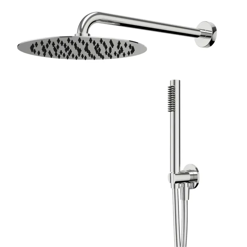 Kit doccia completo tondo in acciaio cromo Round Morini Kit doccia completo tondo in acciaio cromo Round Morini Echome Actieprijs