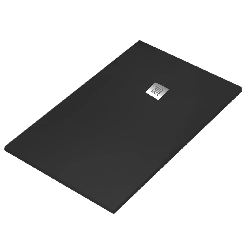 Lage Kosten Piatto doccia antracite in mineralmarmo Classic AQG 100x100 cm