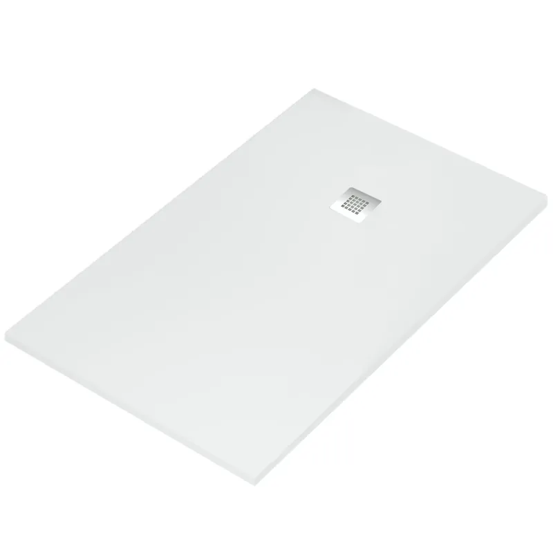 Piatto doccia bianco in mineralmarmo Classic AQG 100x100 cm Speciale Aanbieding