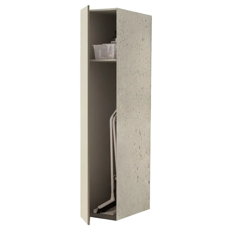 Colonna porta scope con ripiano interno lavanderia Savini Colonna porta scope con ripiano interno lavanderia Savini Echome Fabrieksprijs