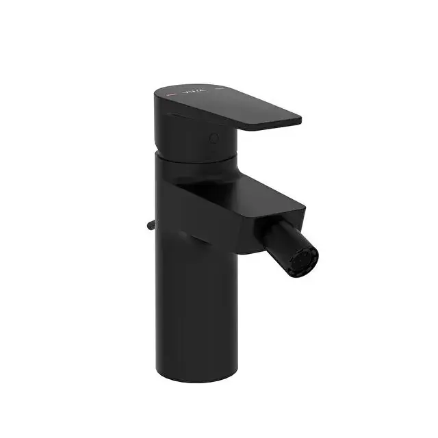 Betaalbaar Miscelatore bidet con piletta pop-up nero opaco Flow Square Vitra Miscelatore bidet con piletta pop-up nero opaco Flow Square Vitra Echome