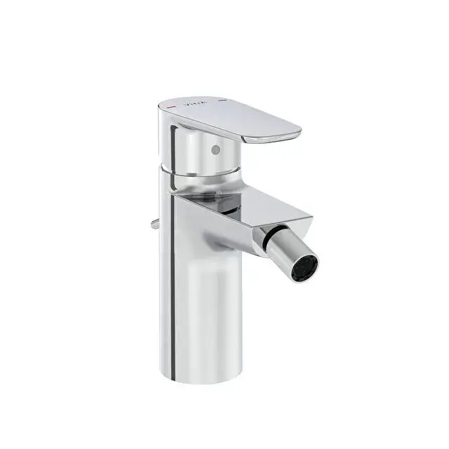 Gereduceerde Prijs Miscelatore bidet con piletta pop-up cromato Flow Soft Vitra Miscelatore bidet con piletta pop-up cromato Flow Soft Vitra Echome