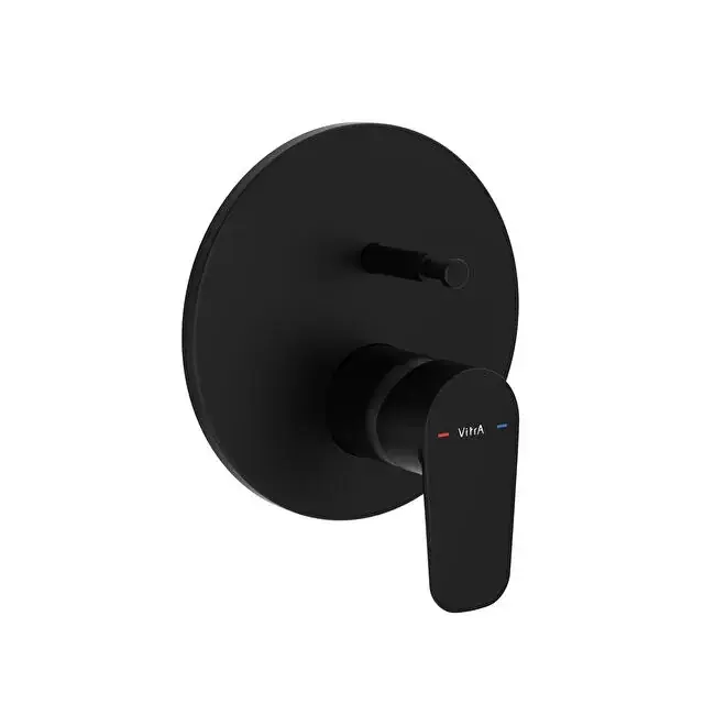 Miscelatore doccia ad incasso con deviatore nero opaco Flow Soft Vitra Miscelatore doccia ad incasso con deviatore nero opaco Flow Soft Vitra Echome Betaalbaar